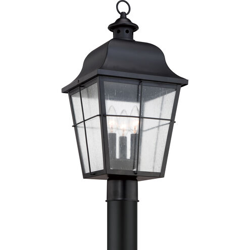 Millhouse 3 Light 22 inch Mystic Black Post Lantern