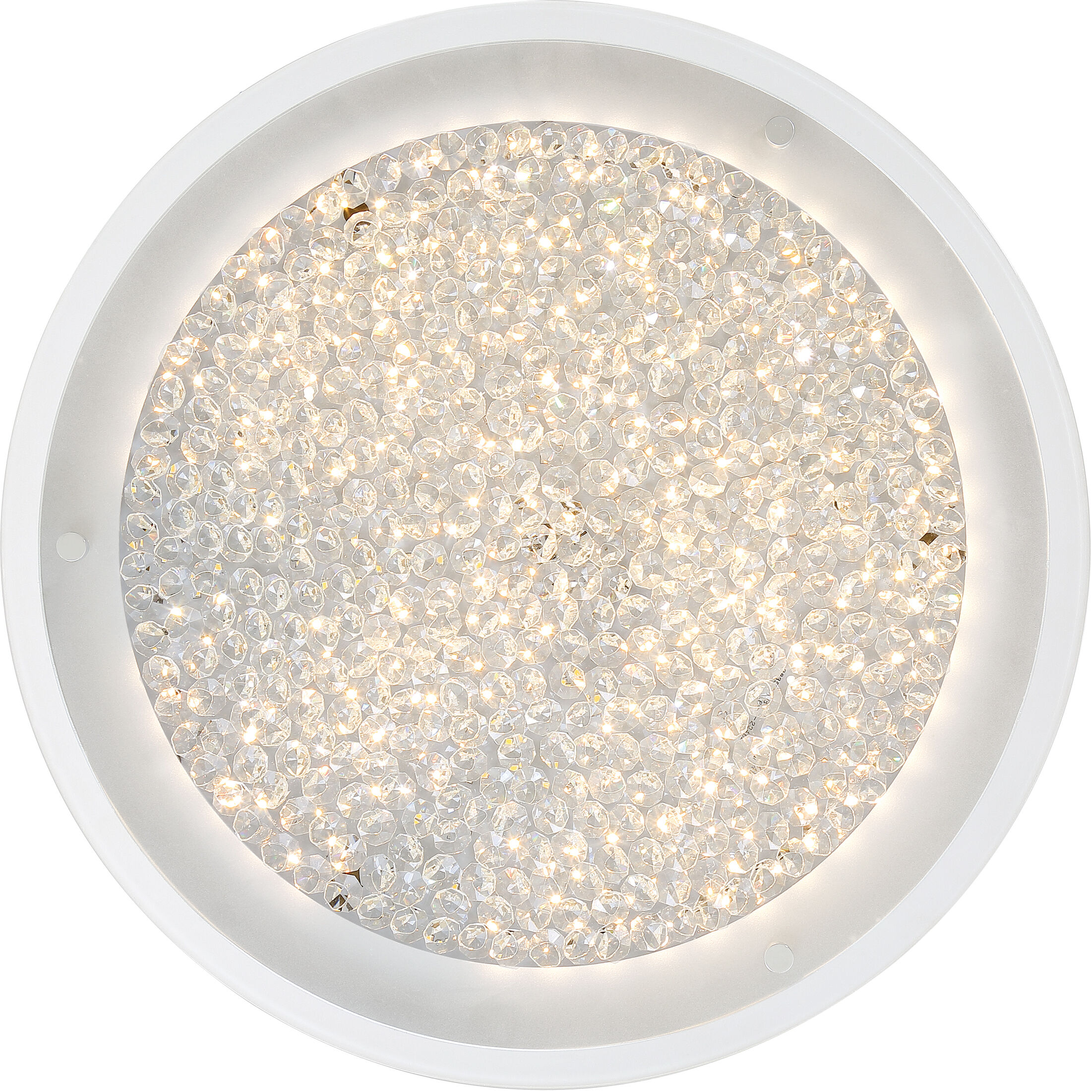 Blaze LED 16 inch Polished Chrome Flush Mount Ceiling Light