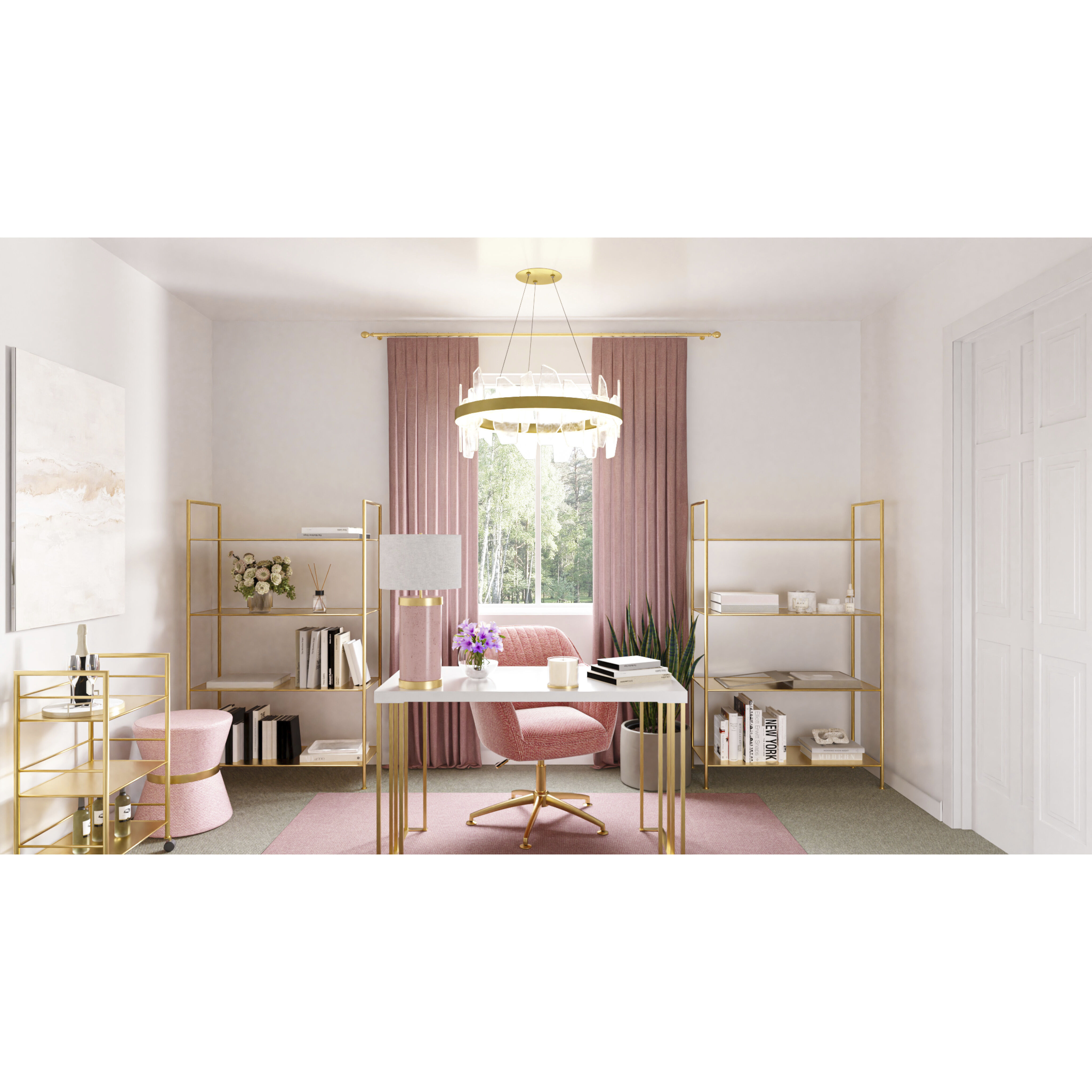 Aurelia LED 30 inch Soft Gold Chandelier Ceiling Light