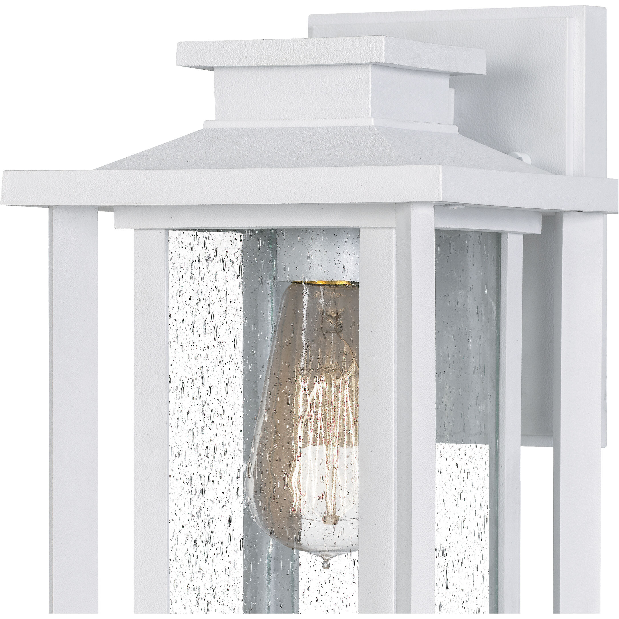 Wakefield 1 Light 11 inch White Lustre Outdoor Wall Lantern