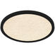 Outskirts LED 20 inch Earth Black Flush Mount Ceiling Light, Large