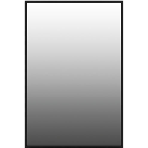 Quoizel Reflections 36 X 24 inch Matte Black Mirror