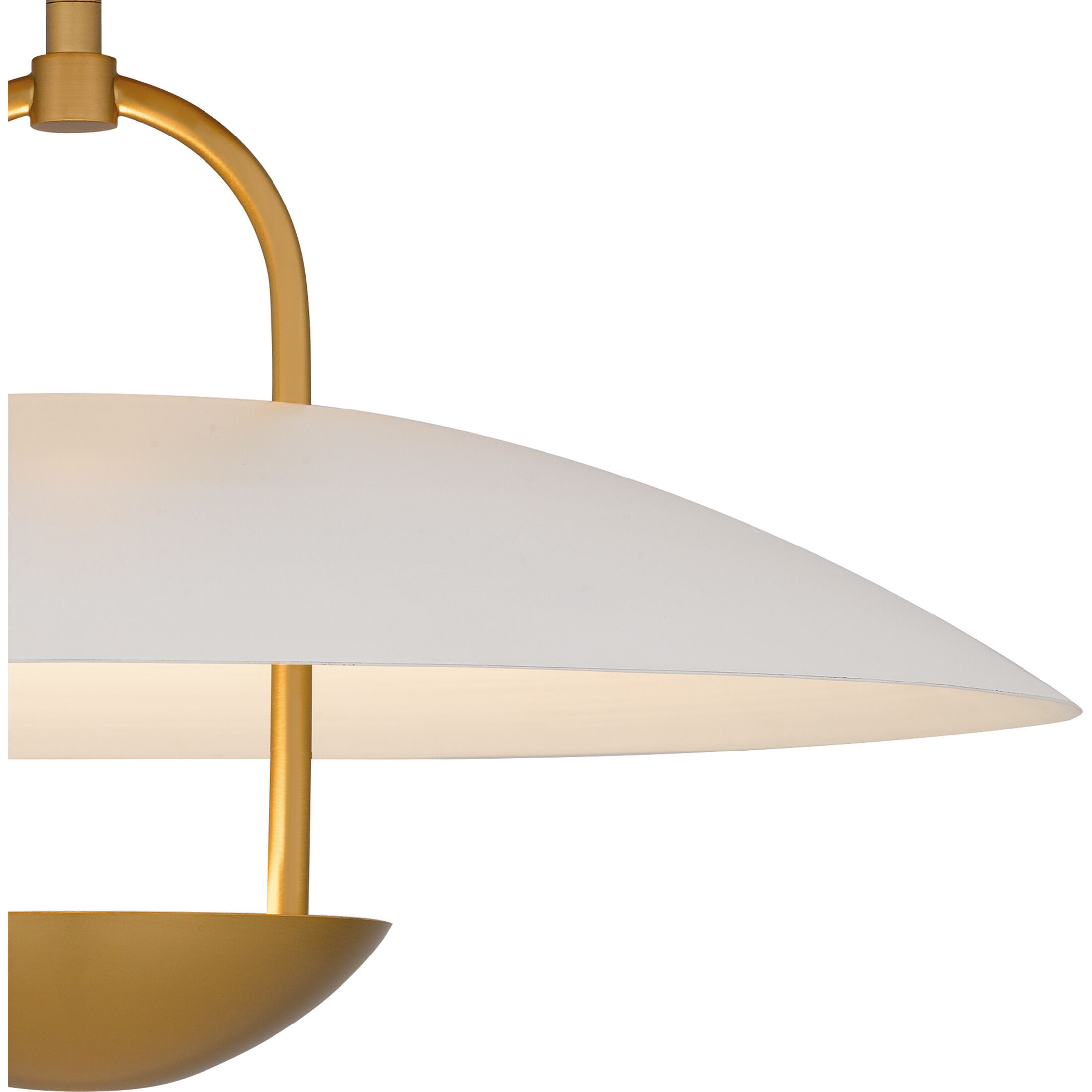 Bingham LED 18 inch Brushed Gold Pendant Ceiling Light, Large