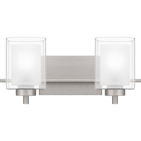 Kolt 2 Light 17 inch Brushed Nickel Bath Light Wall Light