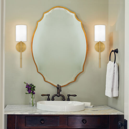 Monica Wall Sconce Wall Light in Aged Brass