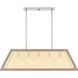 Syrah 5 Light 36 inch Brushed Nickel Island Light Ceiling Light