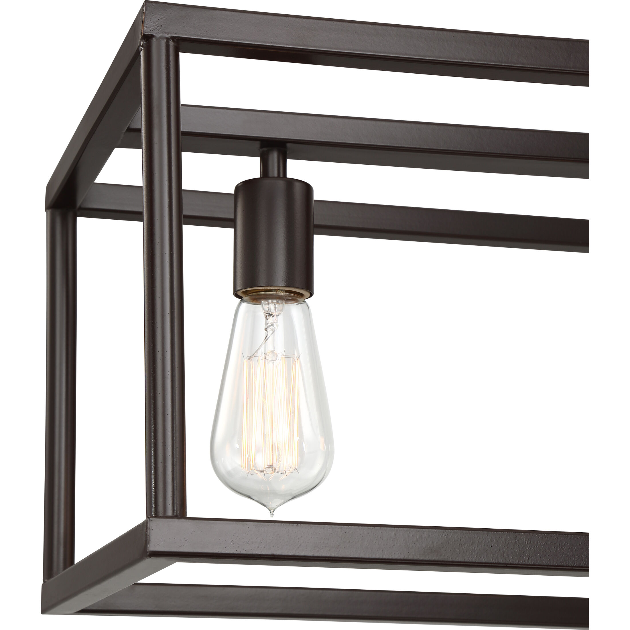 Quoizel NHR752WT New Harbor 7 Light 52 inch Western Bronze Island