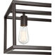 New Harbor 7 Light 52 inch Western Bronze Island Chandelier Ceiling Light
