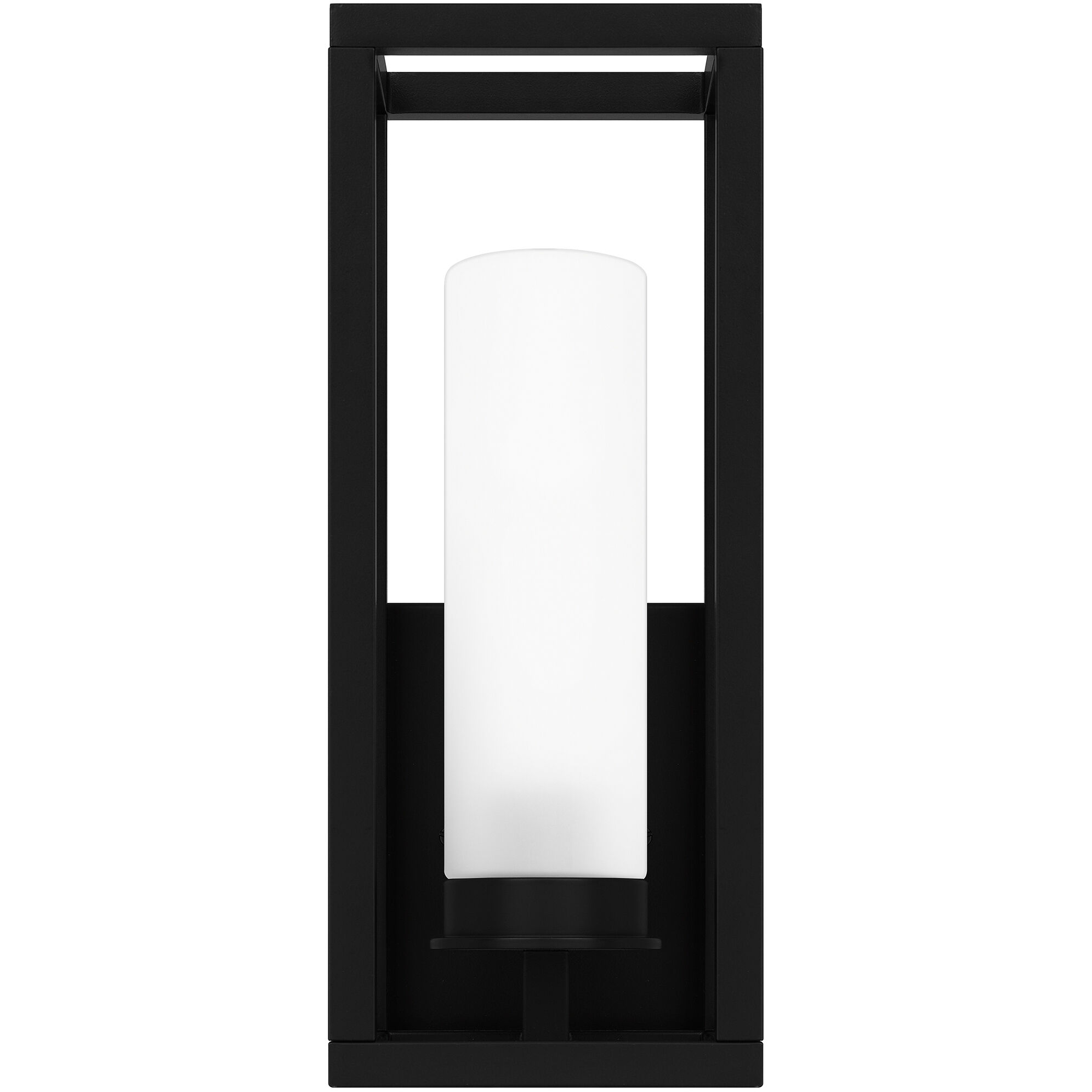 Neville 1 Light 5 inch Matte Black Outdoor Lantern