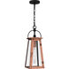 Carolina 1 Light 7 inch Aged Copper Mini Pendant Ceiling Light, Small