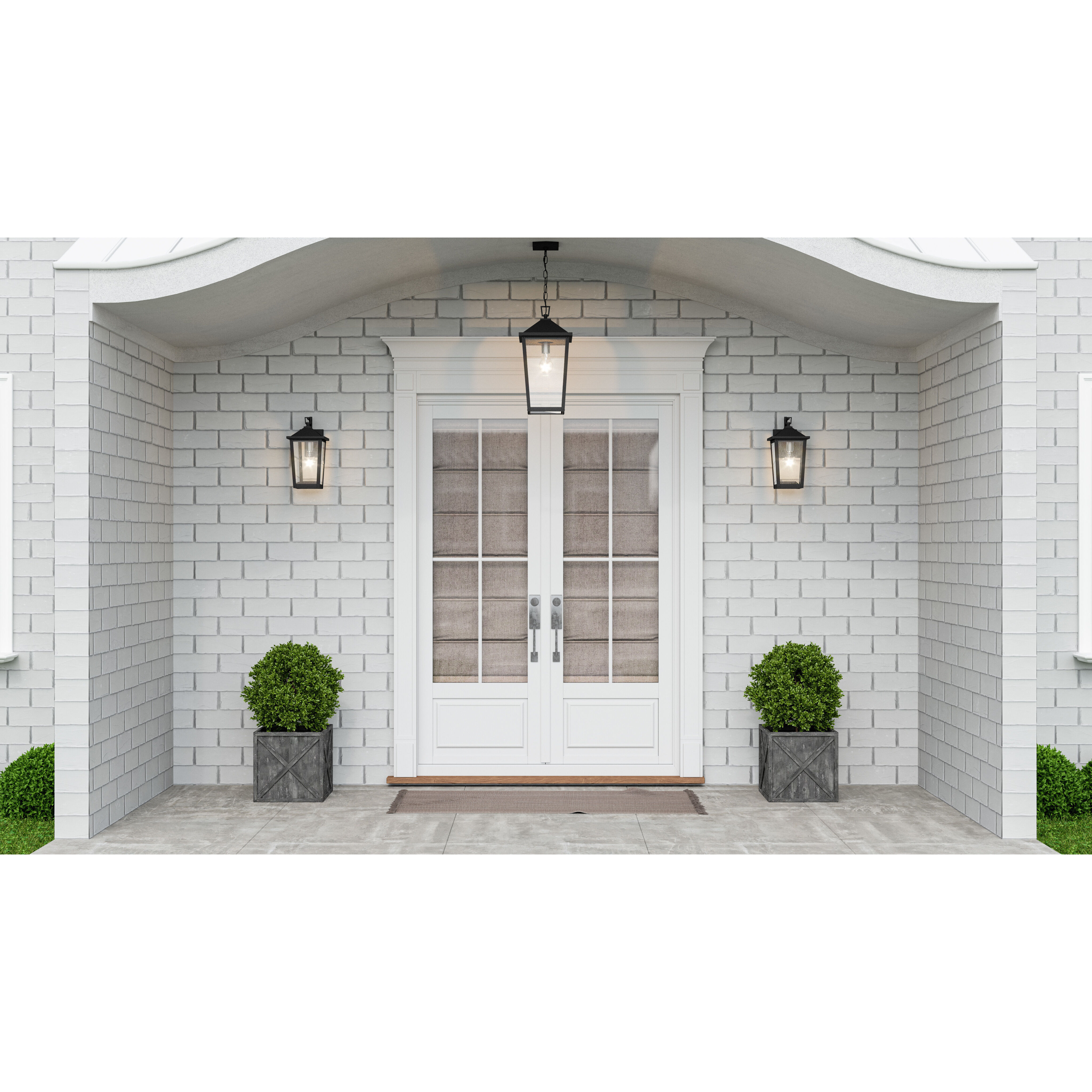 Stoneleigh 1 Light 9 inch Mottled Black Mini Pendant Ceiling Light