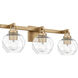 Celina 3 Light 24 inch Bronze Gold Bath Light Wall Light, Large