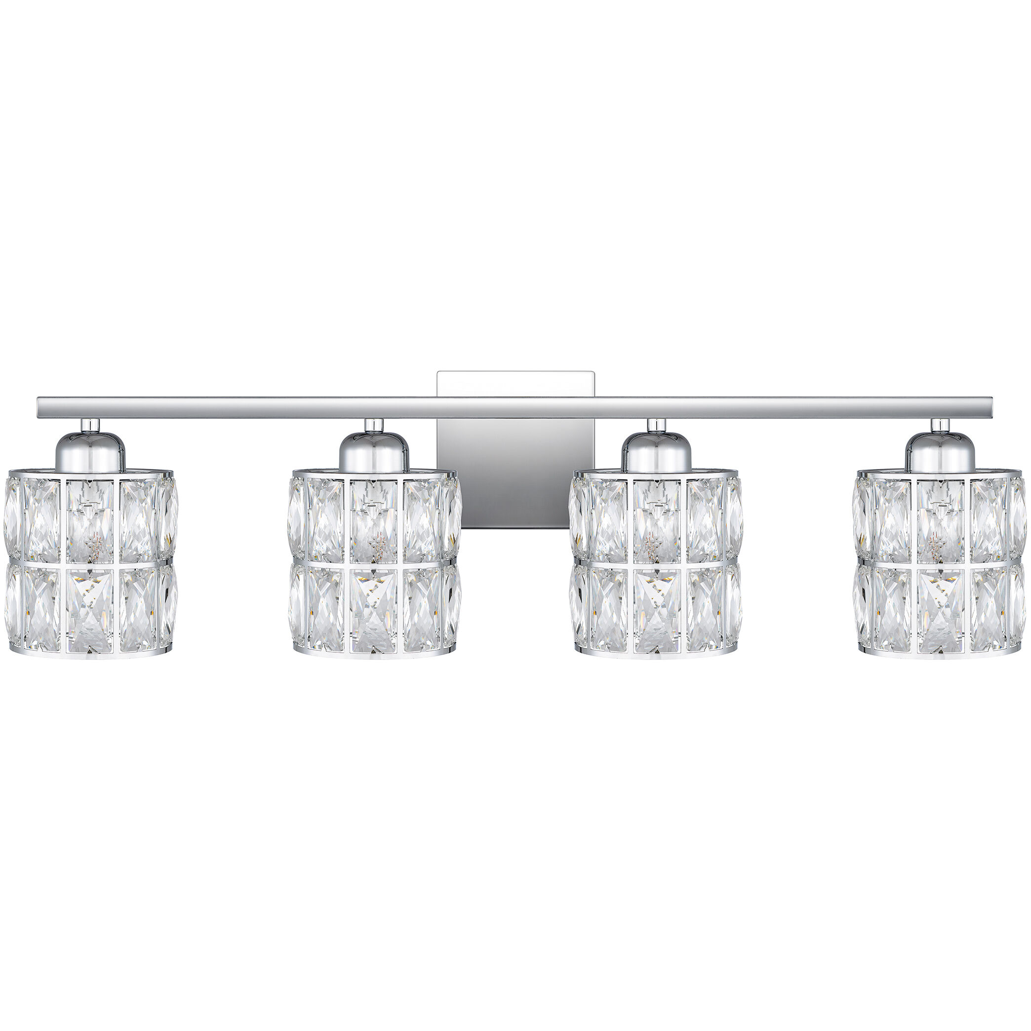 Gibson 4 Light 30 inch Polished Chrome Bath Light Wall Light