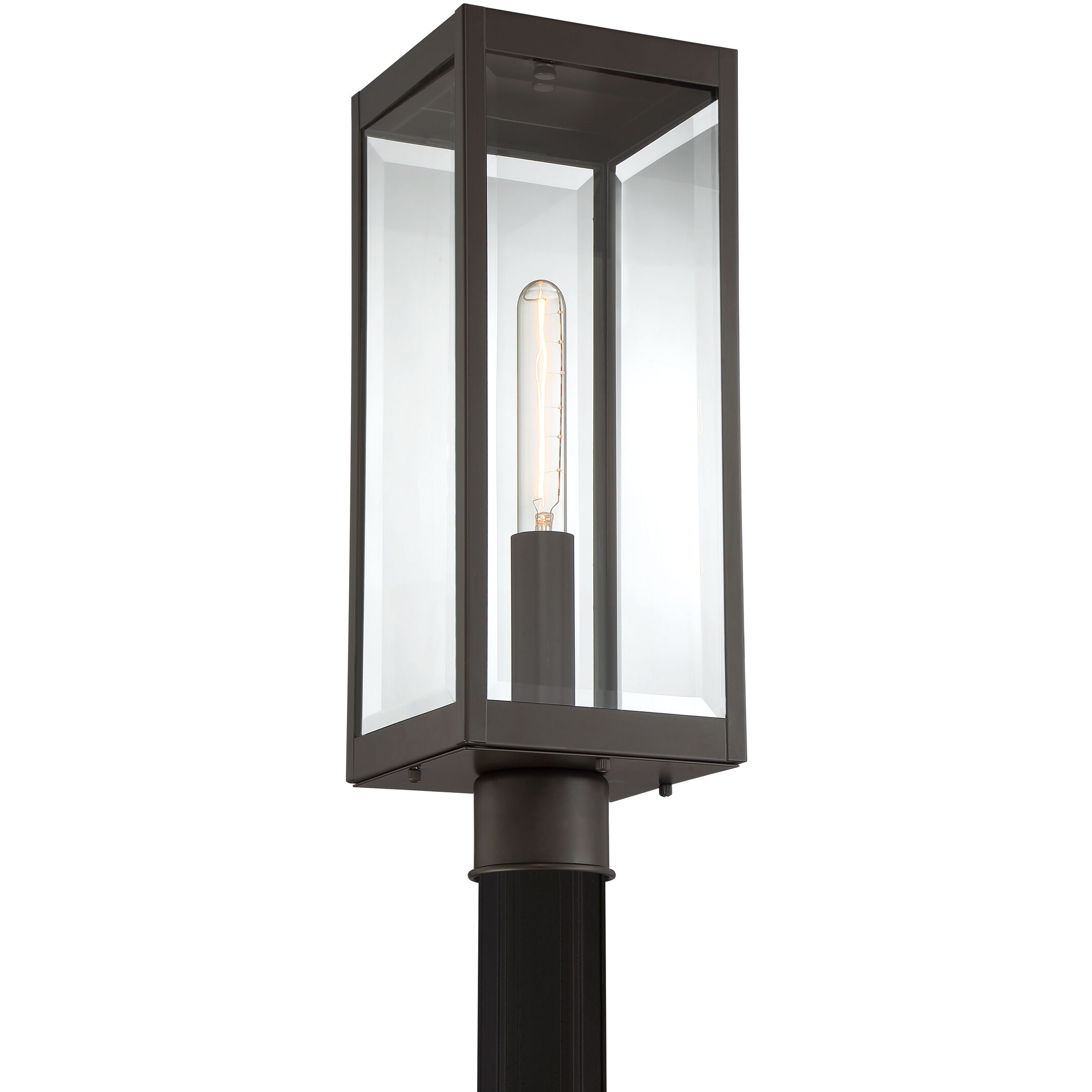 Westover 1 Light 21 inch Western Bronze Outdoor Post Lantern