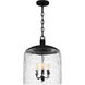 Selma 3 Light 14 inch Matte Black Pendant Ceiling Light