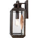Byron 1 Light 18 inch Imperial Bronze Outdoor Wall Lantern