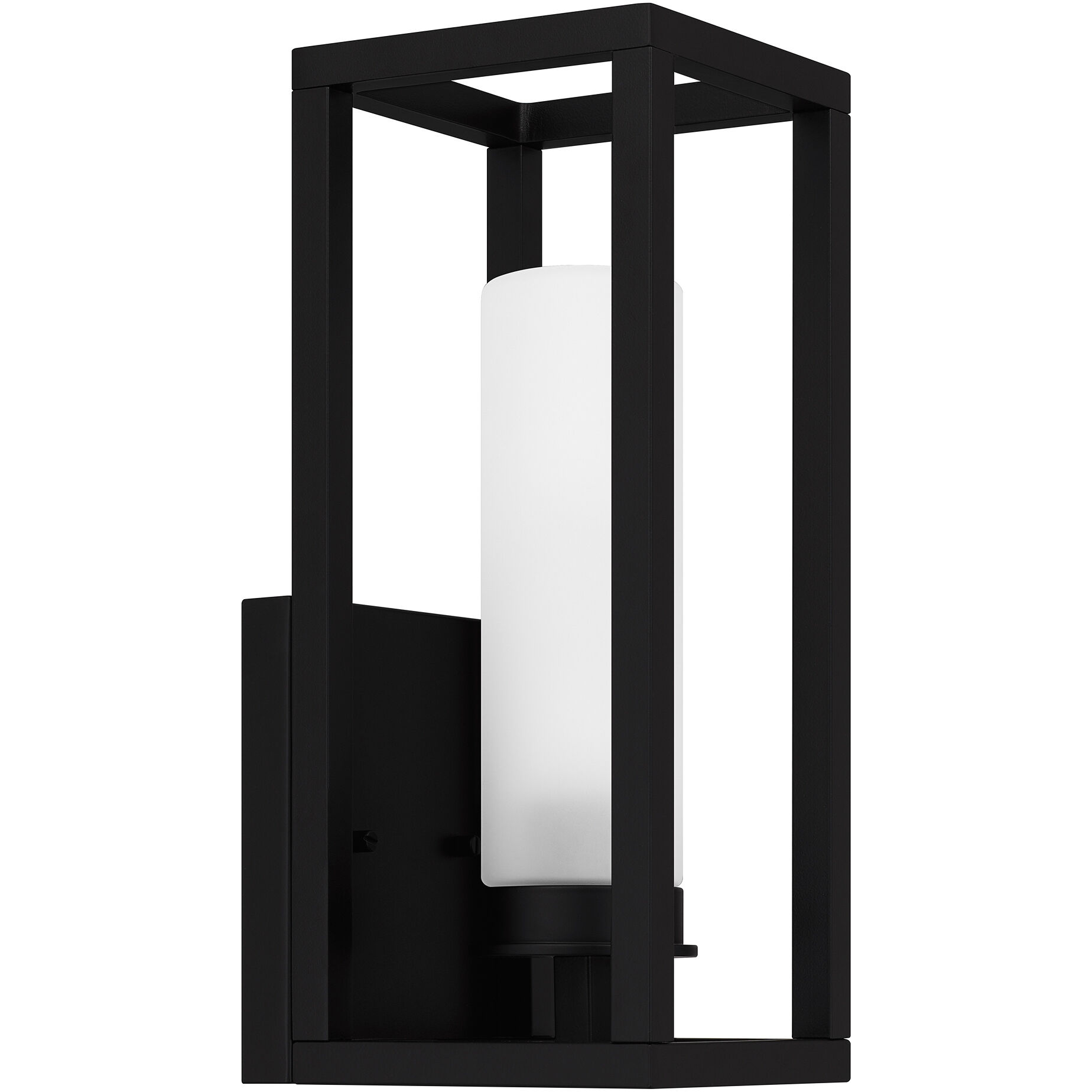 Neville 1 Light 5 inch Matte Black Outdoor Lantern