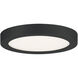 Outskirts 8 inch Earth Black Flush Mount Ceiling Light