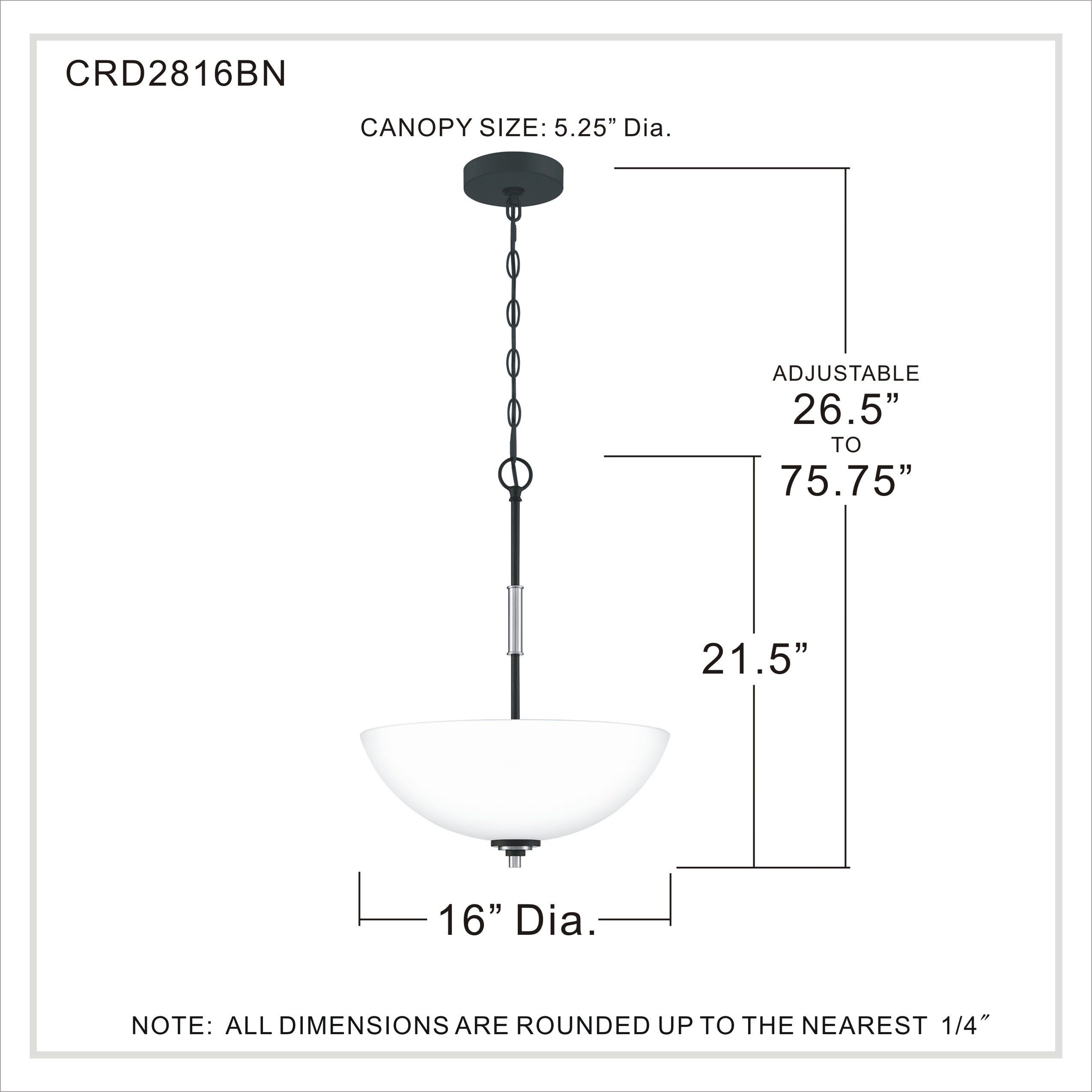 Conrad 3 Light 16 inch Brushed Nickel Pendant Ceiling Light