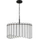 Annabelle 4 Light 24 inch Matte Black Pendant Ceiling Light