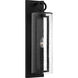 Redan 1 Light 22.25 inch Stone Black Outdoor Wall Lantern, Large