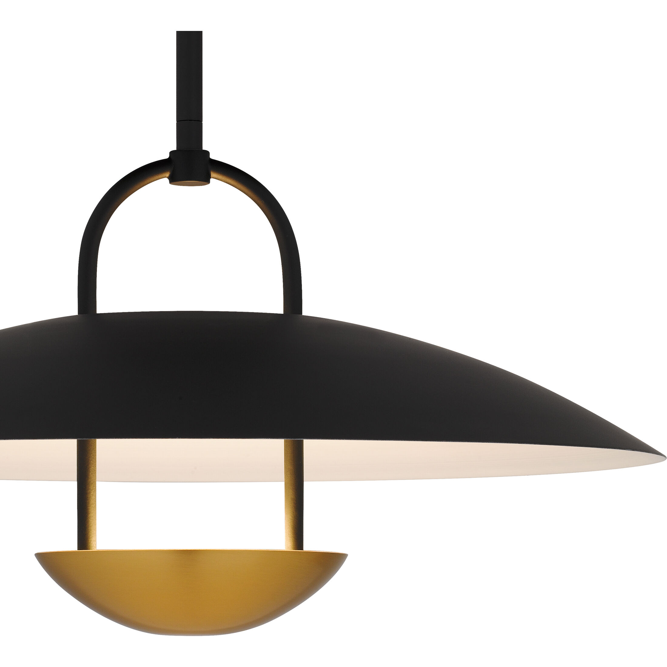 Bingham LED 18 inch Matte Black Pendant Ceiling Light, Large