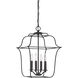 Gallery 4 Light 14 inch Royal Ebony Foyer Pendant Ceiling Light