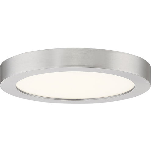 Quoizel Outskirt LED 7.5 inch Brushed Nickel Flush Mount Ceiling Light  OST1708BN - Open Box