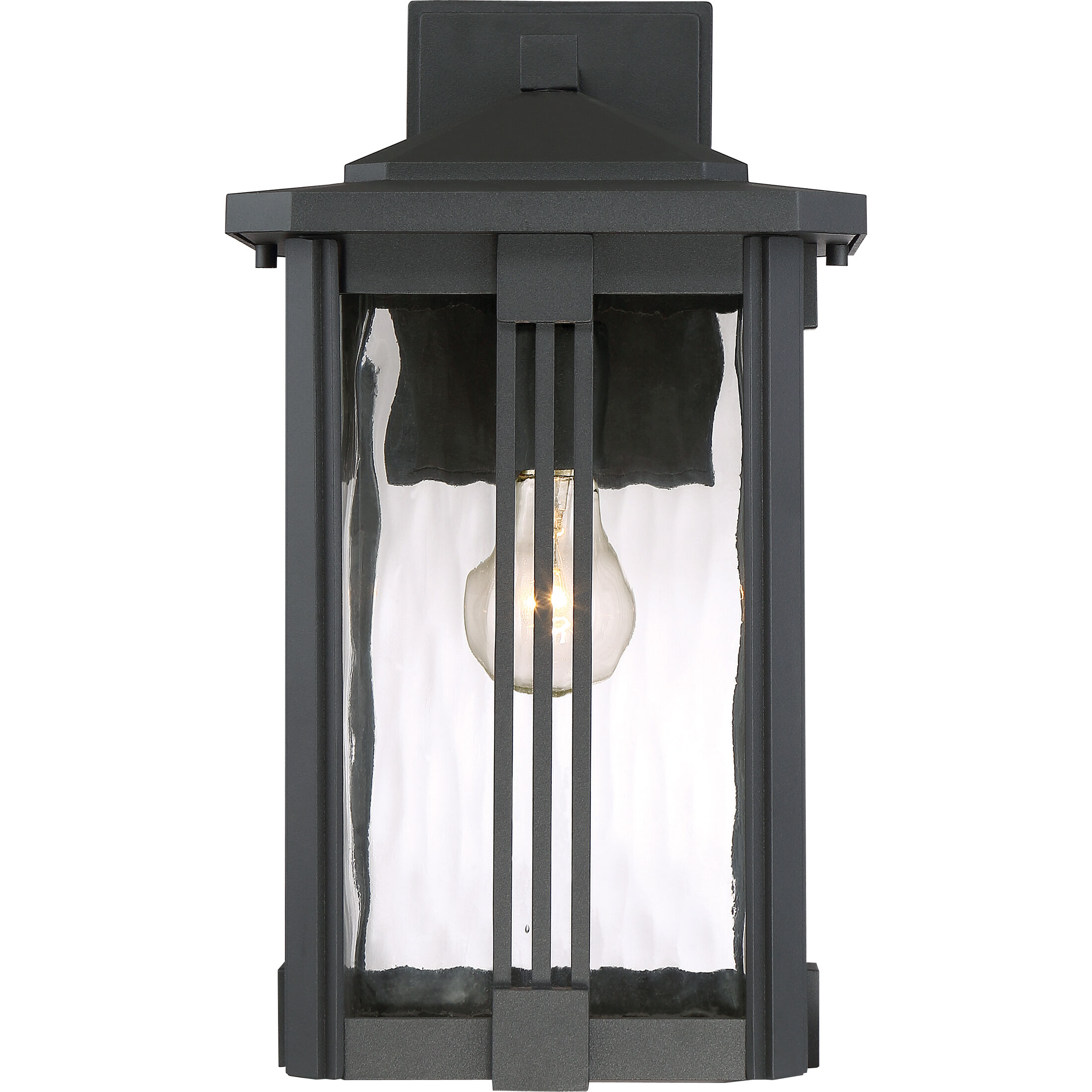 Everglade 1 Light 15 inch Earth Black Outdoor Wall Lantern