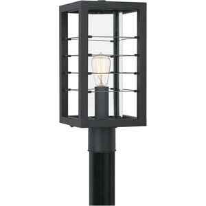 Bimini 1 Light 18 inch Earth Black Outdoor Post Lantern