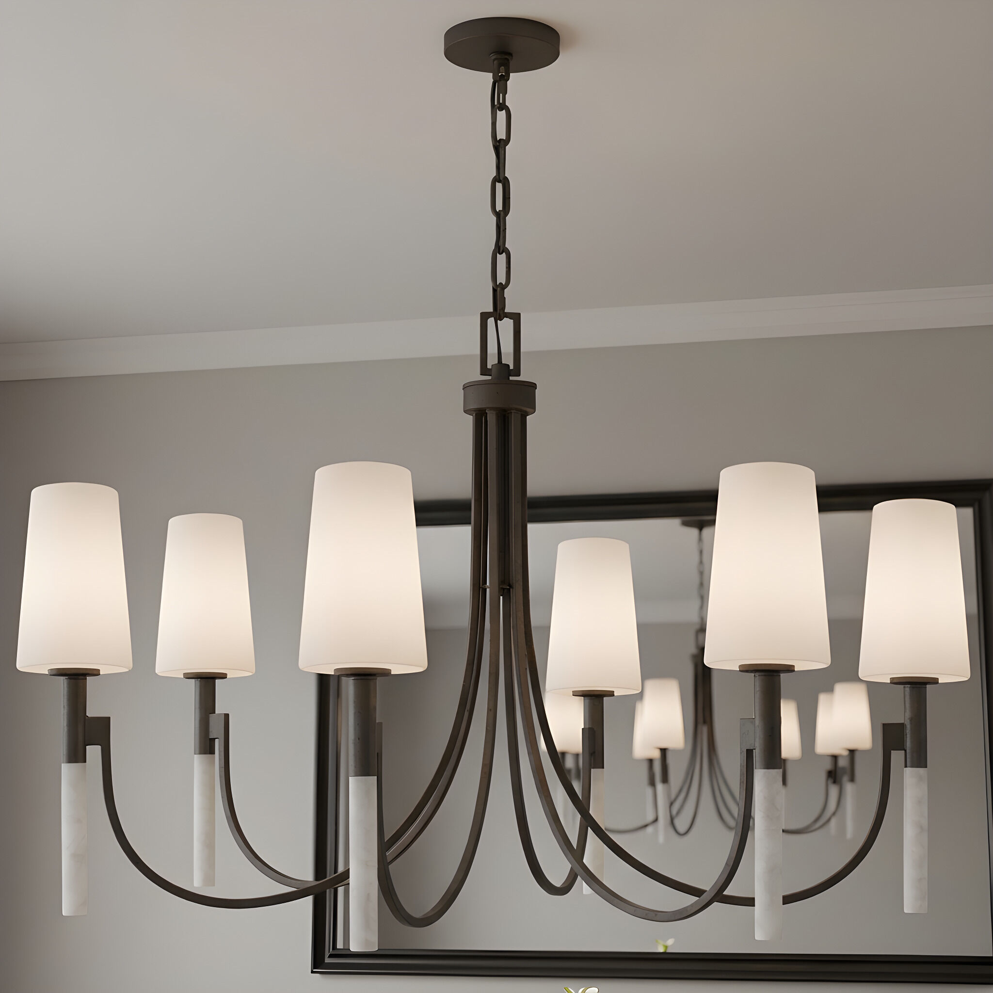 Eloura 6 Light 40 inch Iron Gate Chandelier Ceiling Light