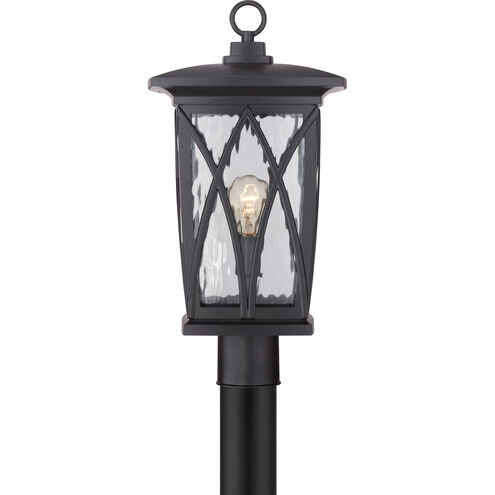 Grover 1 Light 21 inch Mystic Black Outdoor Post Lantern