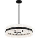 Sweeney 6 Light 30 inch Matte Black Pendant Ceiling Light