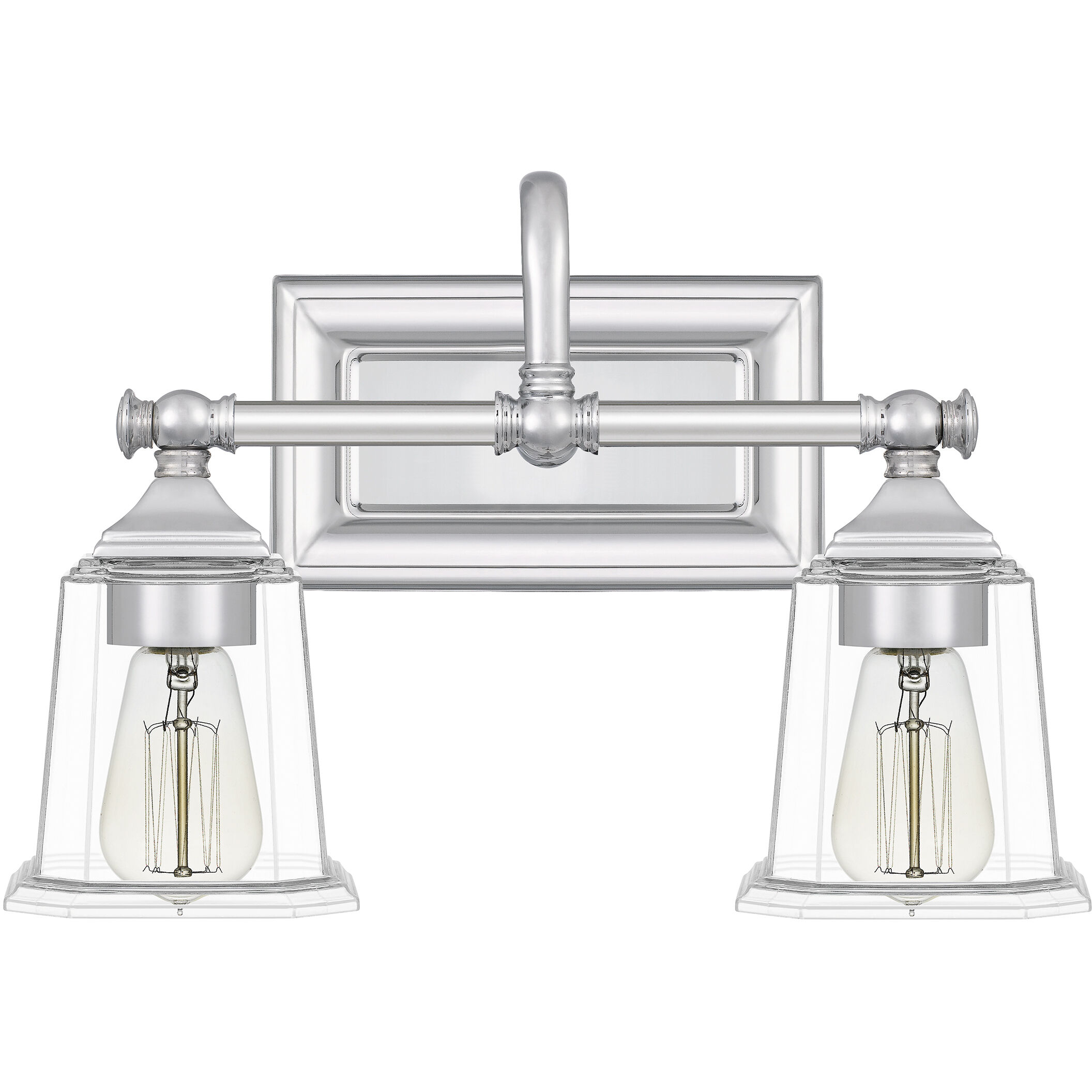 Nicholas 2 Light 15 inch Polished Chrome Bath Light Wall Light