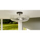 Belmond 3 Light 15.75 inch Matte Black Semi-Flush Mount Ceiling Light, Medium