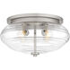 Quoizel Gatonby 4 Light 16 inch Brushed Nickel Flush Mount Ceiling Light, Medium QFL6773BN - Open Box