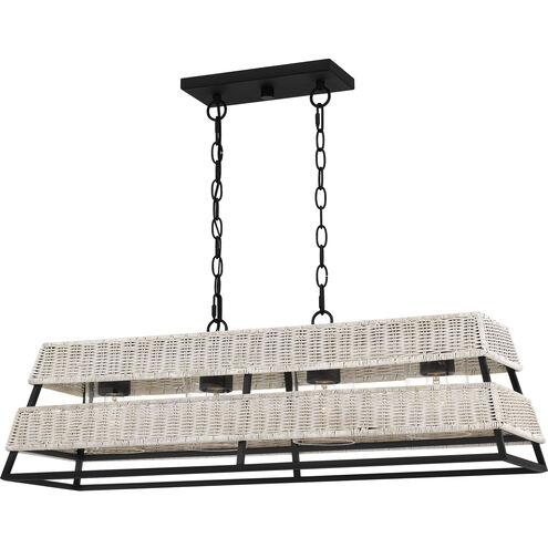 Lowenthal 4 Light 34 inch Earth Black Island Light Ceiling Light