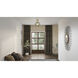 Kinslee 1 Light 10 inch Polished Brass Semi-Flush Mount Ceiling Light