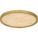 Outskirts LED 15 inch Brushed Gold Flush Mount Ceiling Light, Medium