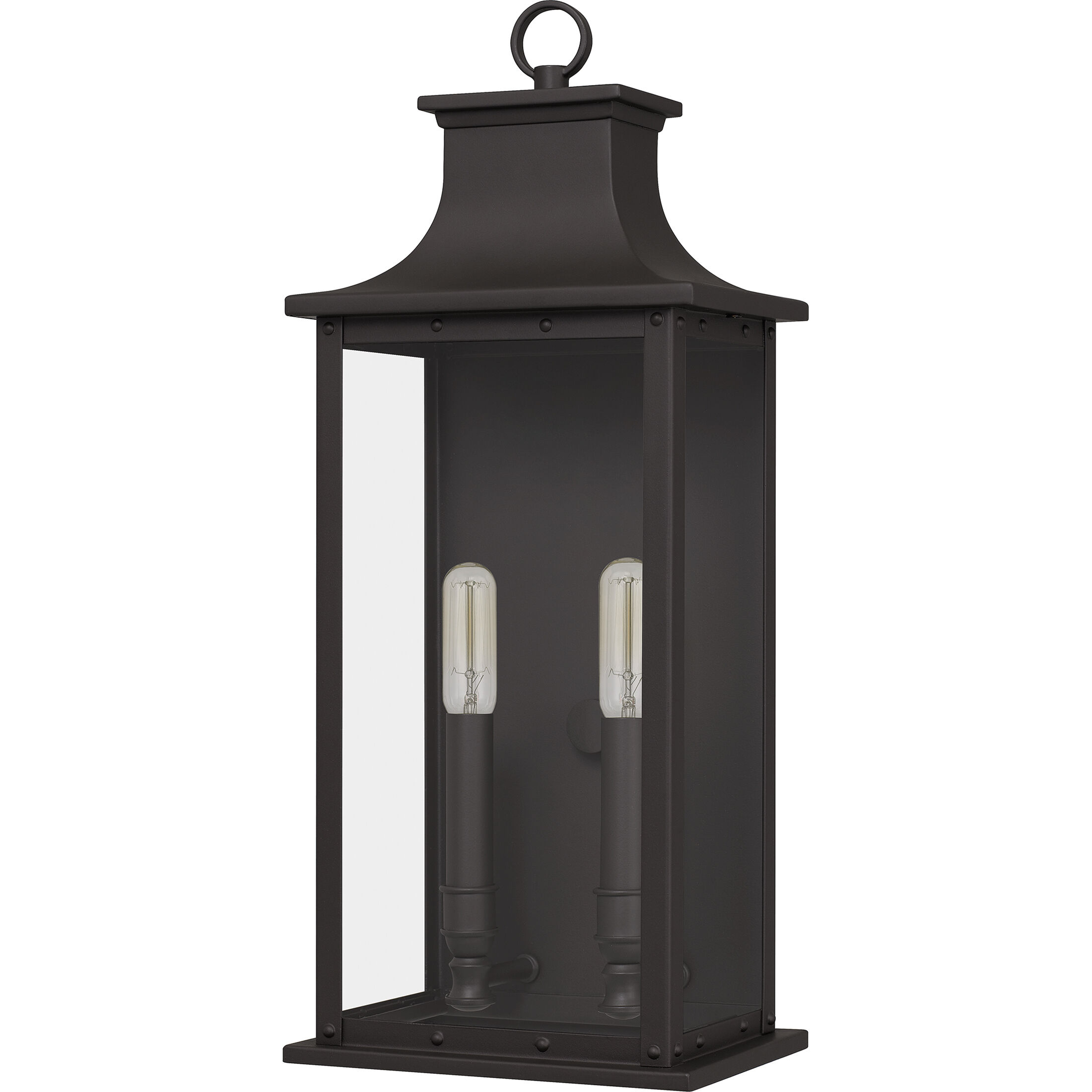 Abernathy 2 Light 20 inch Old Bronze Outdoor Wall Lantern, Medium
