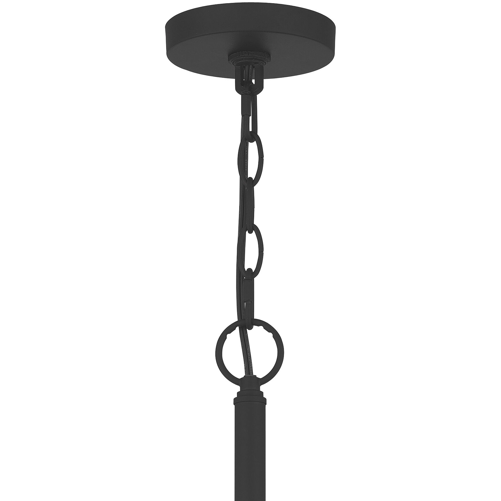 Abner 5 Light 18 inch Matte Black Chandelier Ceiling Light