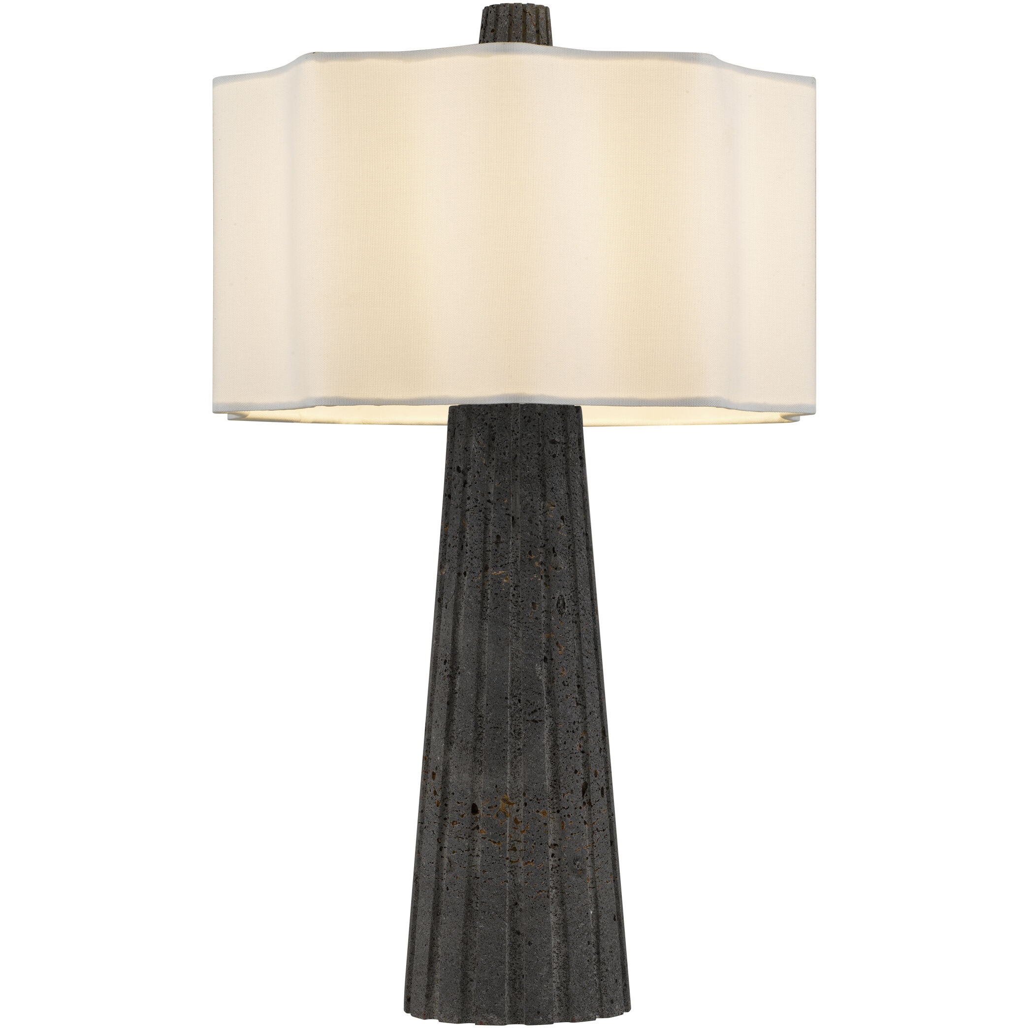 Gio 24 inch 100 watt Matte Black Table Lamp Portable Light