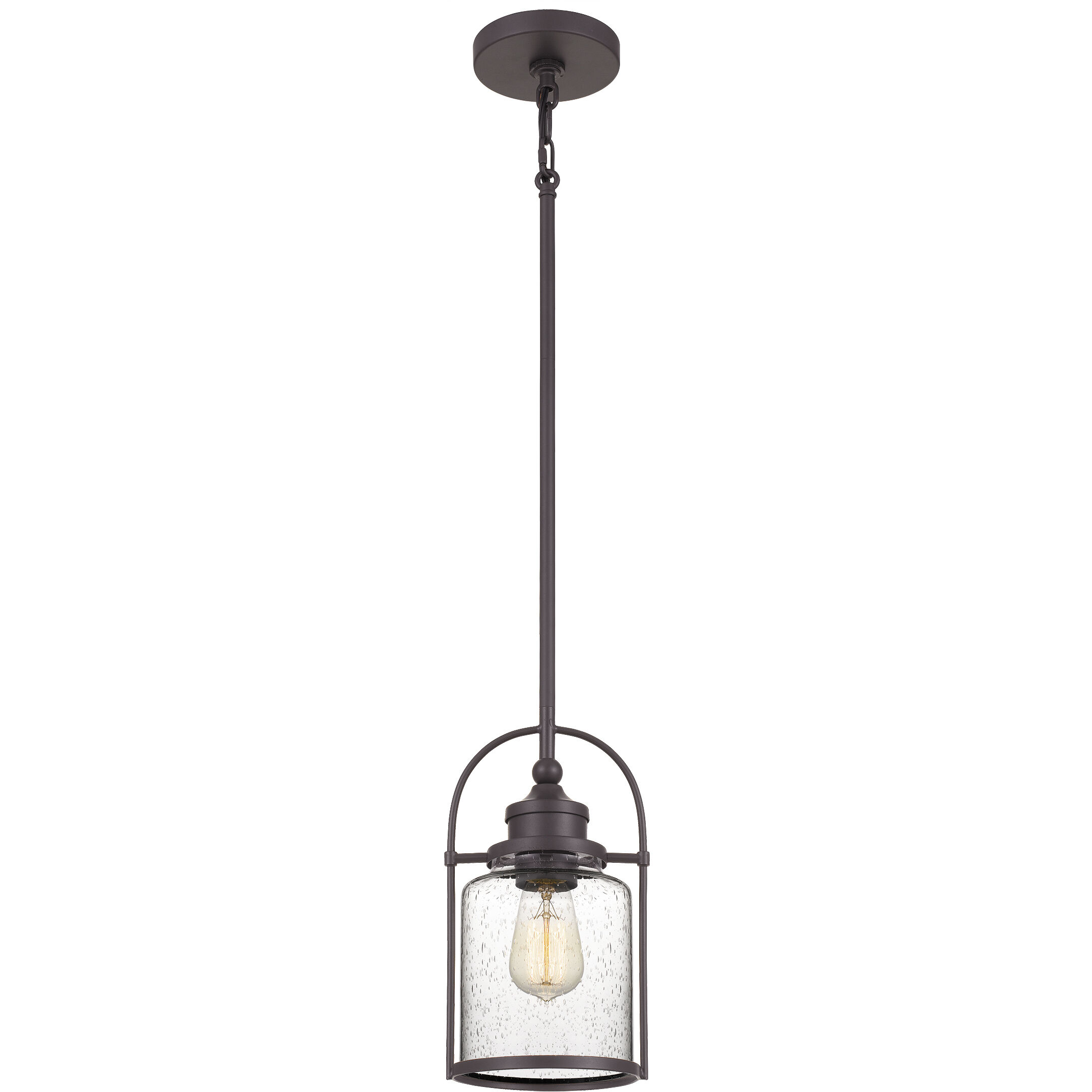 Payson 1 Light 7 inch Western Bronze Mini Pendant Ceiling Light