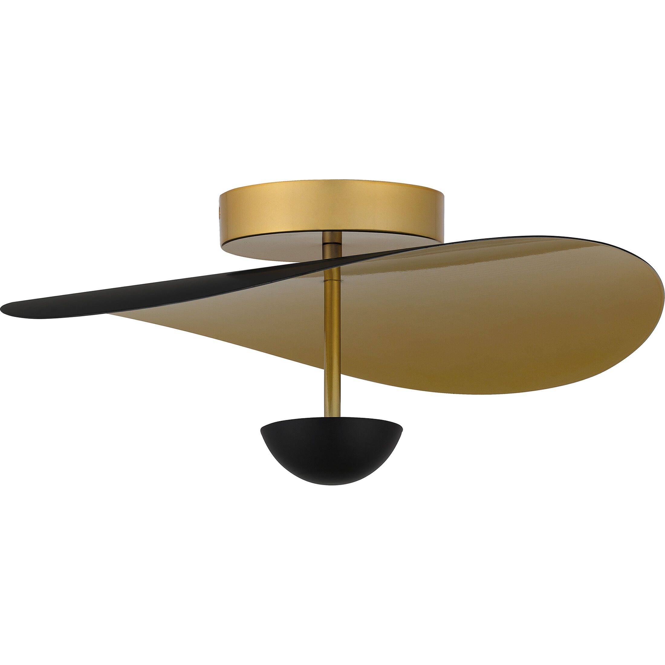 Quoizel PCAZR1718MBK Azure LED 18.5 inch Matte Black Semi-Flush