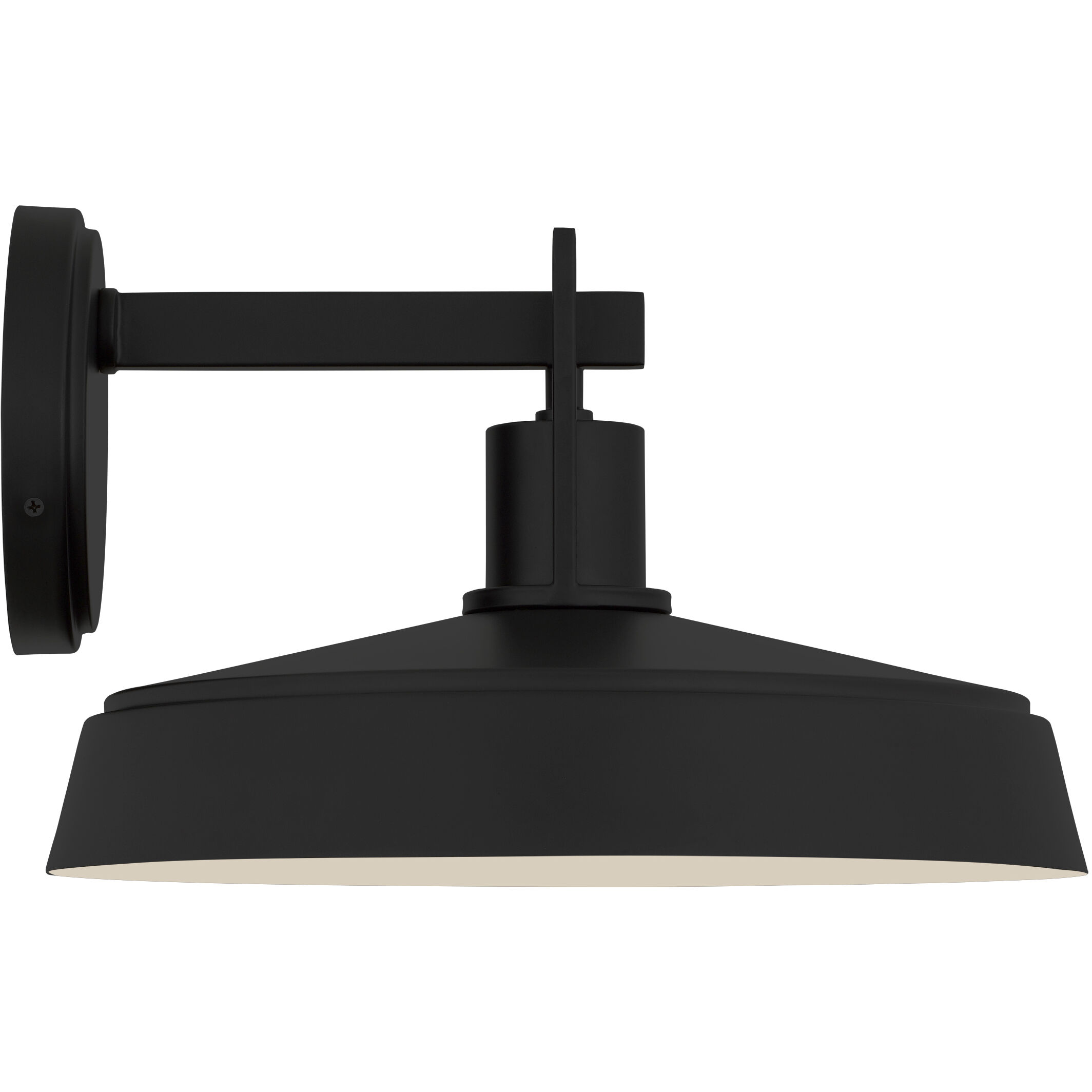 Karson 1 Light 9 inch Matte Black Outdoor Wall Lantern