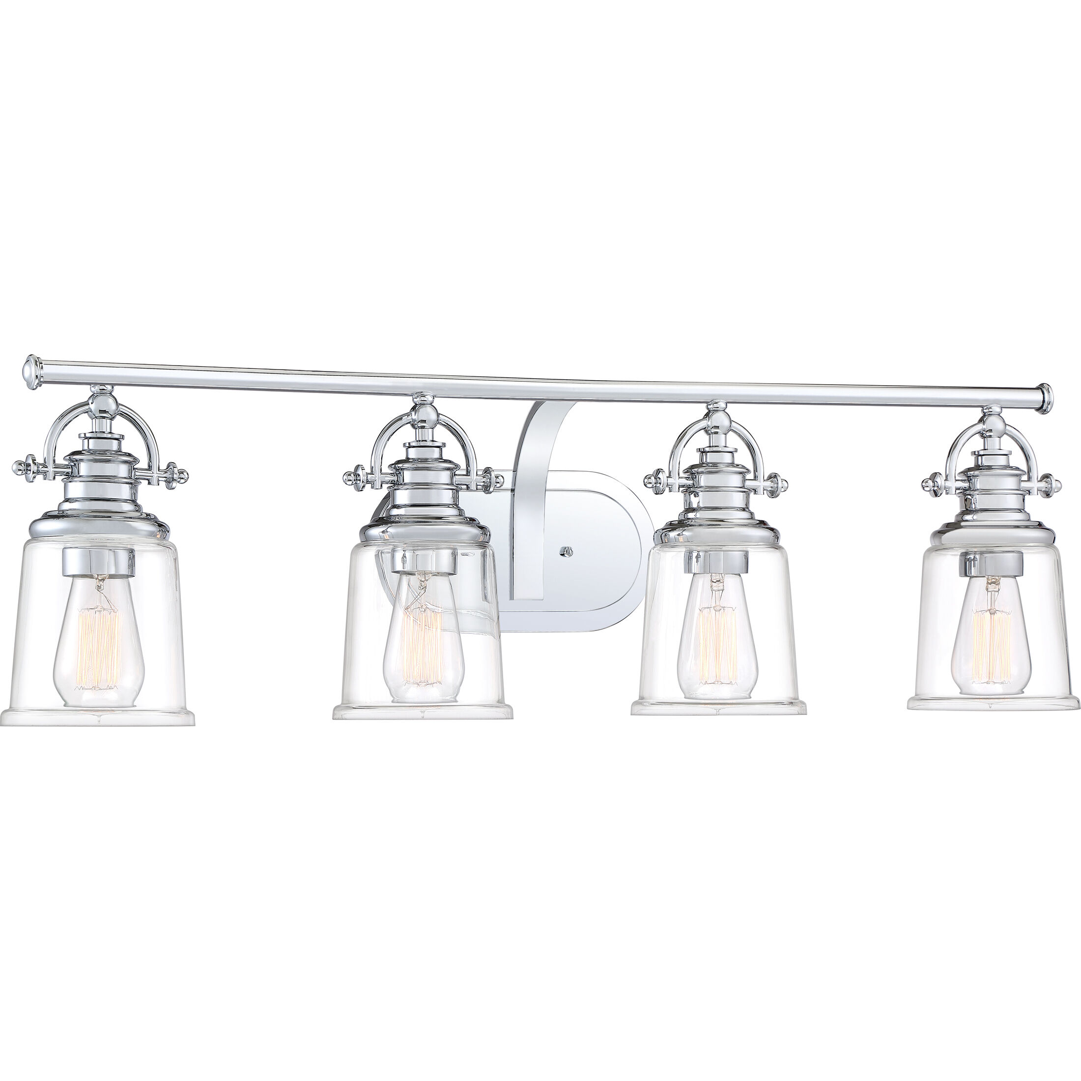 Polished chrome bathroom light fixtures store