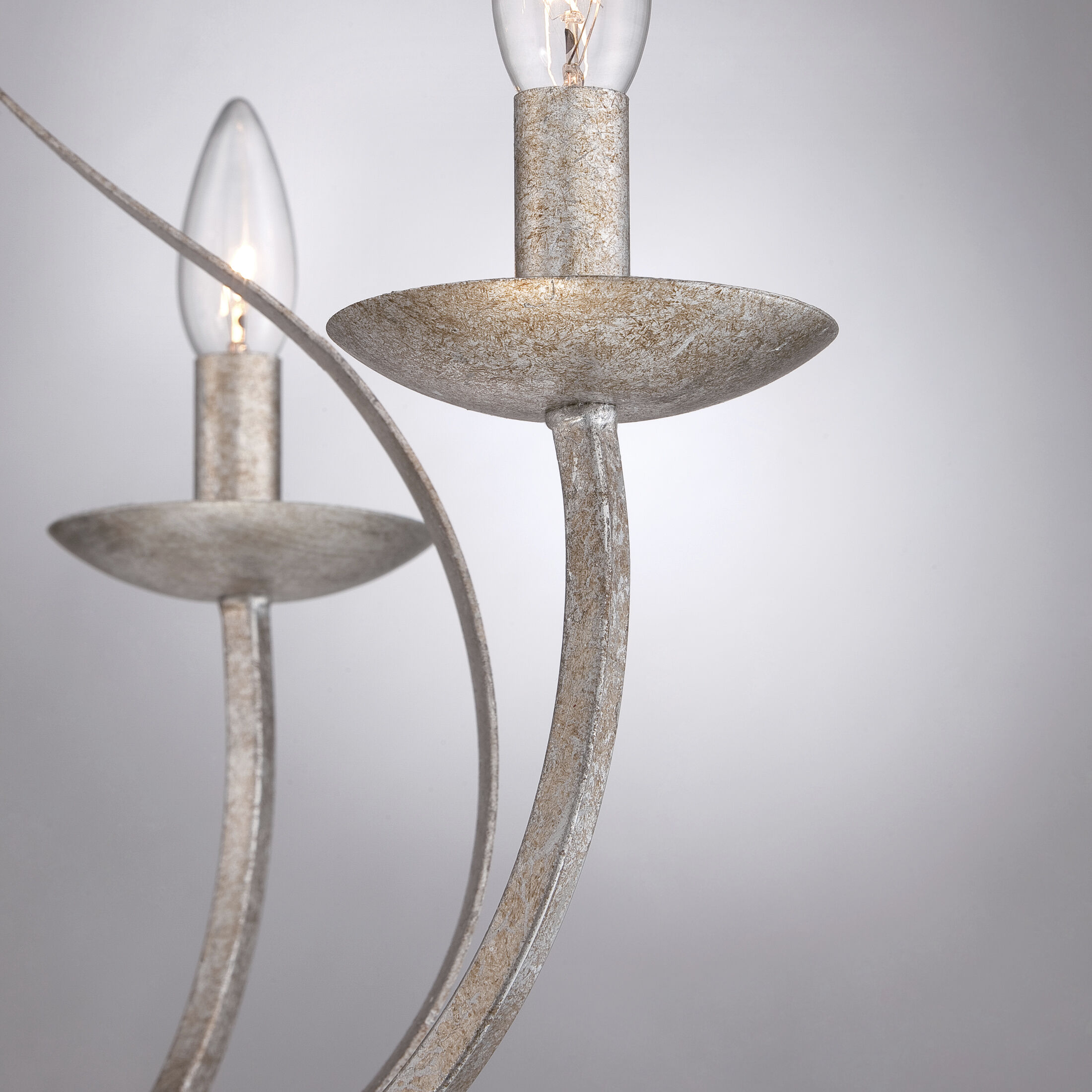 Serenity 9 Light 30 inch Italian Fresco Foyer Chandelier Ceiling Light