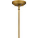 Valens 6 Light 28 inch Aged Brass Chandelier Ceiling Light