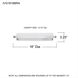 Irving 16 inch Brushed Aluminum Semi-Flush Mount Ceiling Light