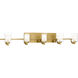 Kolt 5 Light 42 inch Brushed Gold Bath Light Wall Light